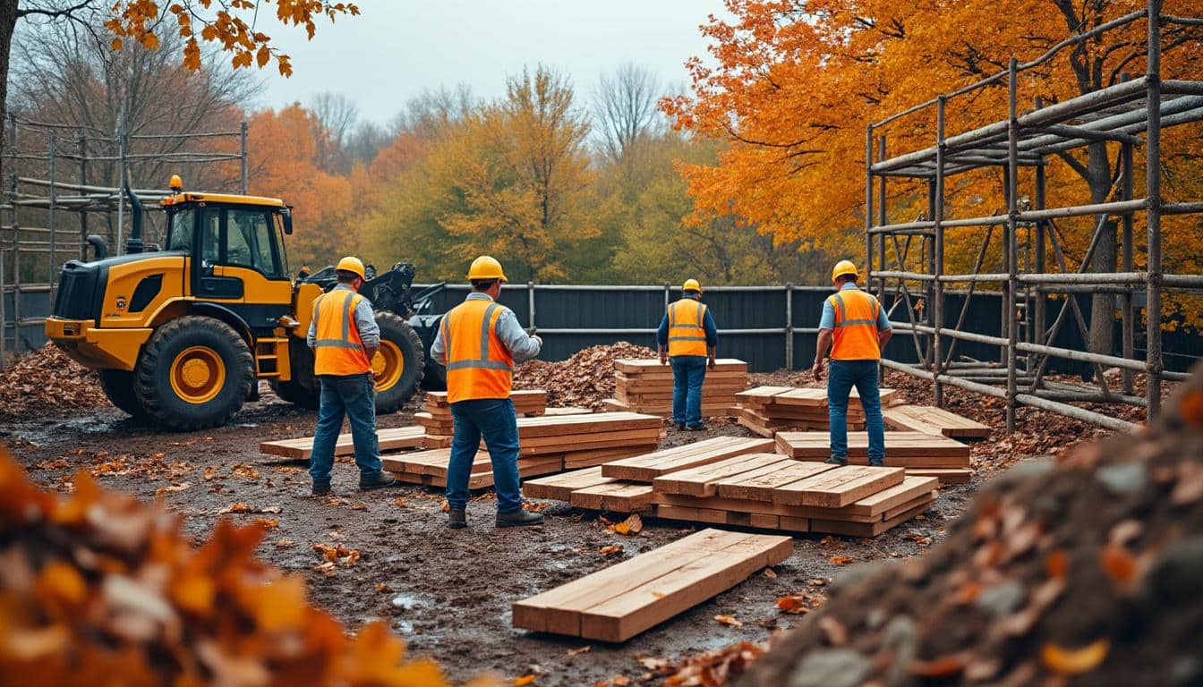 découvrez nos conseils pratiques pour bien préparer un chantier extérieur en automne : organisation, équipements adaptés et astuces pour travailler efficacement malgré la météo.